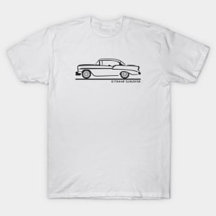 1956 Chevrolet Bel Air Sport Coupe T-Shirt